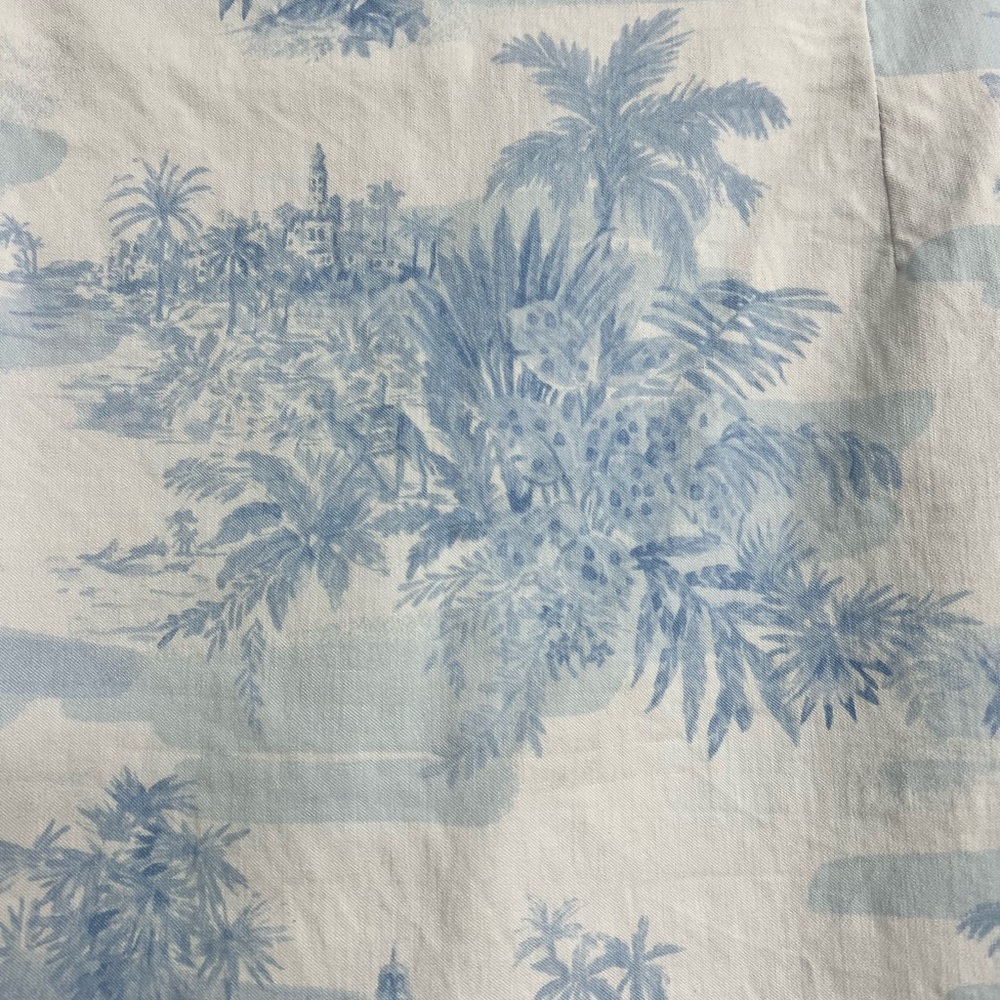 Crown and Ivy Blue and White Tropical Print Skort Size 16 - Picture 6 of 7